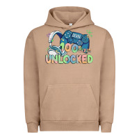 Pigment Burro level 100 days unlocked Urban Hoodie - MaliasSmallBusiness