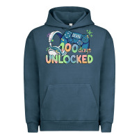 Pigment Midnight Navy level 100 days unlocked Urban Hoodie - MaliasSmallBusiness