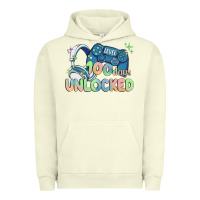 Pigment Pistachio level 100 days unlocked Urban Hoodie - MaliasSmallBusiness