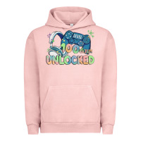 Pigment Salmon level 100 days unlocked Urban Hoodie - MaliasSmallBusiness