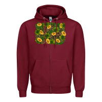 Burgundy st patricks day background Zipper Hoodie - RanaPortraitStore