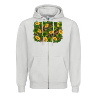 Dove Grey st patricks day background Zipper Hoodie - RanaPortraitStore