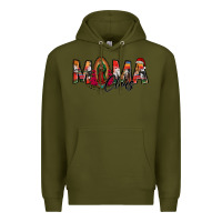 Army Green mama claus lady of guadalupe Premium Hoodie - Jasminsmagicworld