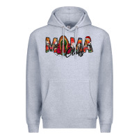 Heather Grey mama claus lady of guadalupe Premium Hoodie - Jasminsmagicworld