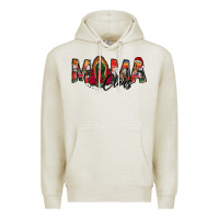 Oatmeal Heather mama claus lady of guadalupe Premium Hoodie - Jasminsmagicworld