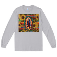 Moon Dust sunflower serape lady of guadalupe Long Sleeve Tee - RanaPortraitStore