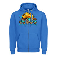 True Royal jesus it s not religion it s a relationship Zipper Hoodie - Zillion Design Studio