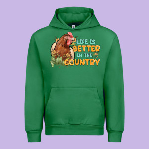 Life Is Better In The Country Urban Hoodie Designed By Maliassmallbusiness
