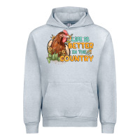 Heather Grey life is better in the country Urban Hoodie - MaliasSmallBusiness
