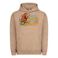 Pigment Burro life is better in the country Urban Hoodie - MaliasSmallBusiness