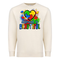 Sandshell different is beautiful Premium Sweatshirt - JahusDesignShop