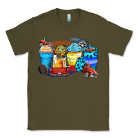 Army Green truck coffee cups Classic Tee - Zillion Design Studio