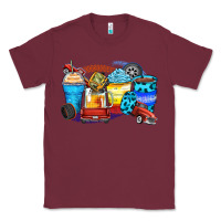 Burgundy truck coffee cups Classic Tee - Zillion Design Studio