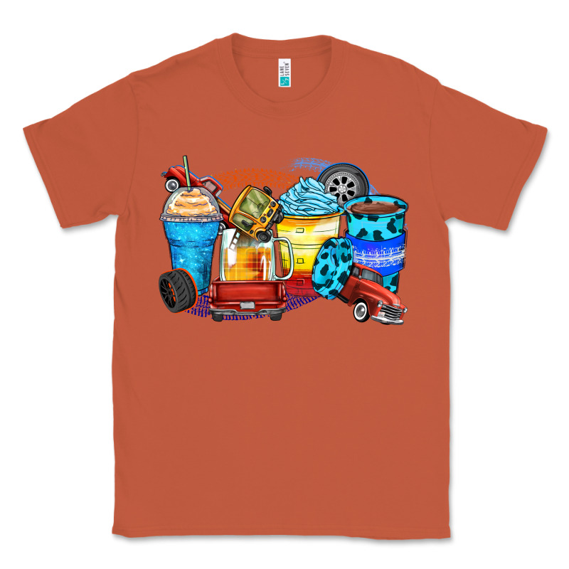 Truck Coffee Cups Classic Tee by Zillion Design Studio | Teevron