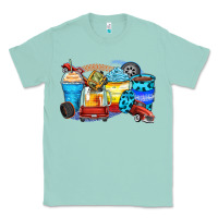 Seafoam truck coffee cups Classic Tee - Zillion Design Studio