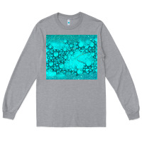 Heather Grey turquoise gemstone Long Sleeve Tee - RanaPortraitStore