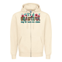 Sandshell it s a beautiful day to leave me alone Zipper Hoodie - Zillion Design Studio