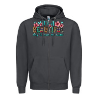 Smoke it s a beautiful day to leave me alone Zipper Hoodie - Zillion Design Studio