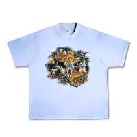 Grape Ice bull skull leopard cowhide sunflower texas map Urban Heavy Tee - Artiststas