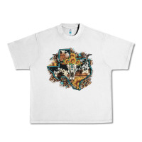 Lunar Rock bull skull leopard cowhide sunflower texas map Urban Heavy Tee - Artiststas