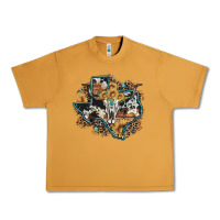 Peanut Butter bull skull leopard cowhide sunflower texas map Urban Heavy Tee - Artiststas