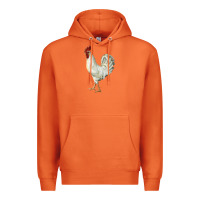 Carrot Leghorn Rooster Premium Hoodie - LillyAllenDesigns