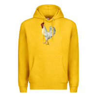 Lemon Leghorn Rooster Premium Hoodie - LillyAllenDesigns