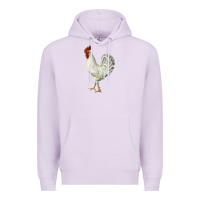 Lilac Leghorn Rooster Premium Hoodie - LillyAllenDesigns