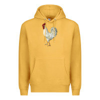 Mustard Leghorn Rooster Premium Hoodie - LillyAllenDesigns