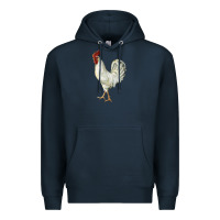 Navy Leghorn Rooster Premium Hoodie - LillyAllenDesigns