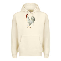 Sandshell Leghorn Rooster Premium Hoodie - LillyAllenDesigns