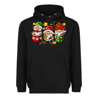 Black coffee cup santa gnomies Heavyweight Hoodie - FaDigitalArtStudio