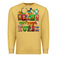 Antique Gold nacho average nurse Premium Sweatshirt - AdoDesignShop