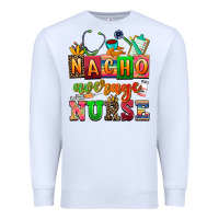 White nacho average nurse Premium Sweatshirt - AdoDesignShop