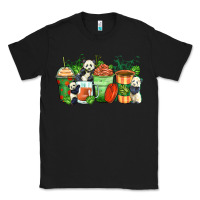 Black panda coffee cups Classic Tee - Zillion Design Studio