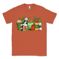 Copper panda coffee cups Classic Tee - Zillion Design Studio
