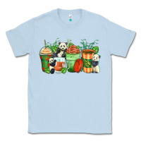 Dusty Blue panda coffee cups Classic Tee - Zillion Design Studio