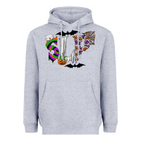 Heather Grey slp Heavyweight Hoodie - CowhideDigitalArt
