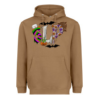 Toasted Coconut slp Heavyweight Hoodie - CowhideDigitalArt