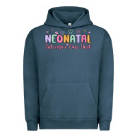 Pigment Midnight Navy nicu nurse neonatal intensive care unit Urban Hoodie - MaliasSmallBusiness