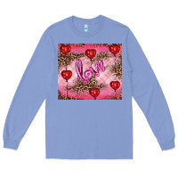 Colony Blue valentines day love Long Sleeve Tee - RanaPortraitStore