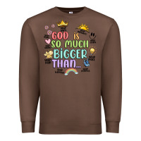Chestnut god is bigger Premium Sweatshirt - JahusDesignShop