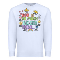 White god is bigger Premium Sweatshirt - JahusDesignShop