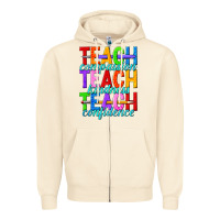 Sandshell teach compassion teach kindness teach confidence Zipper Hoodie - texasbilliewilder