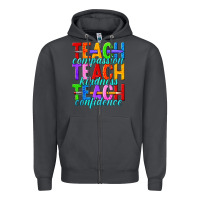 Smoke teach compassion teach kindness teach confidence Zipper Hoodie - texasbilliewilder