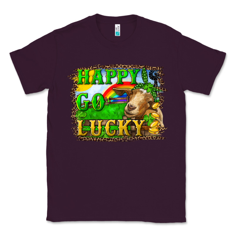 Happy Go Lucky Goat Classic Tee by RanaPortraitStore | Teevron