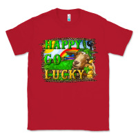 Red Happy Go Lucky Goat Classic Tee - RanaPortraitStore