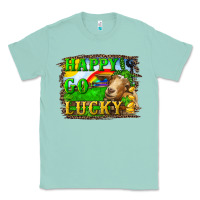 Seafoam Happy Go Lucky Goat Classic Tee - RanaPortraitStore