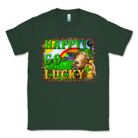 Sports Green Happy Go Lucky Goat Classic Tee - RanaPortraitStore