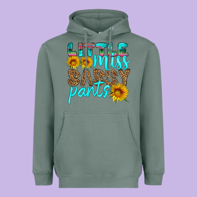 Little Miss Sassy Pants Heavyweight Hoodie Designed By Hra Design Shop